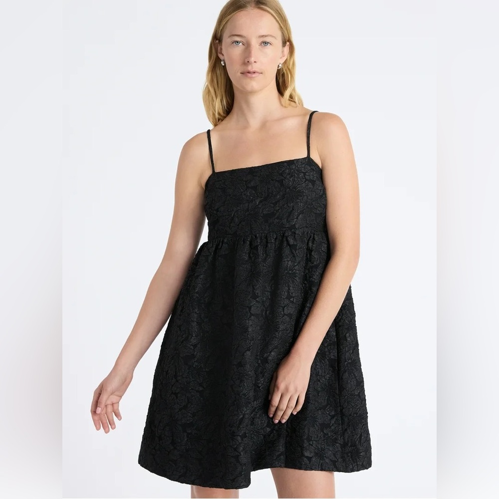 Free Assembly Black Babydoll Dress XS